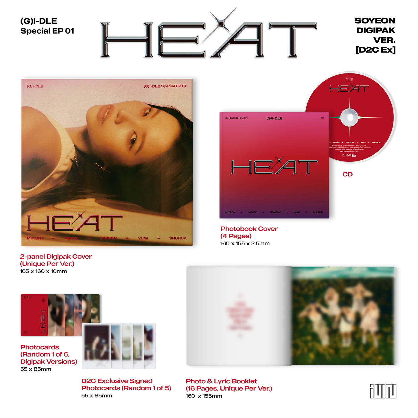 (G)I-DLE album - HEAT
