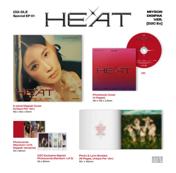 (G)I-DLE album - HEAT