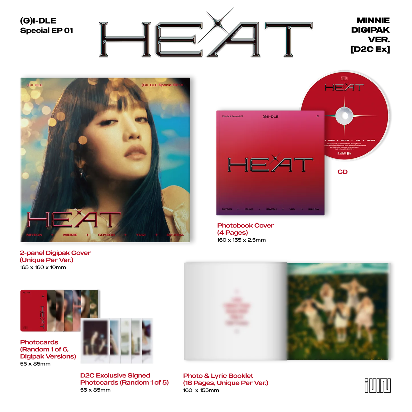 (G)I-DLE album - HEAT