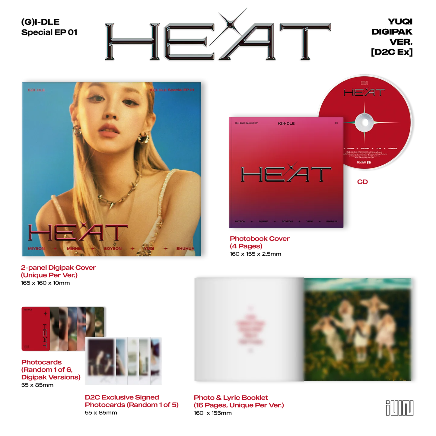 (G)I-DLE album - HEAT