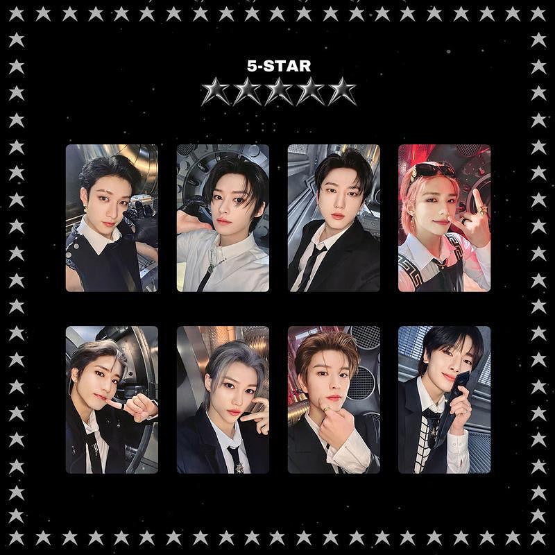 Stray kids - 5 STAR ორიგინალის მსგავსი ფოტოქარდები