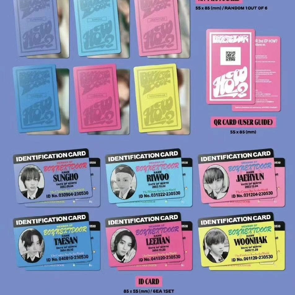 BOYNEXTDOOR - 2nd ep. HOW? albums