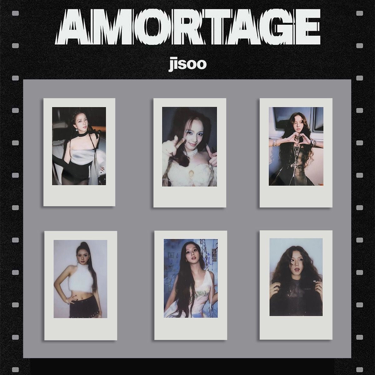 Jisoo - ალბომის რეპლიკა ფოტოქარდები