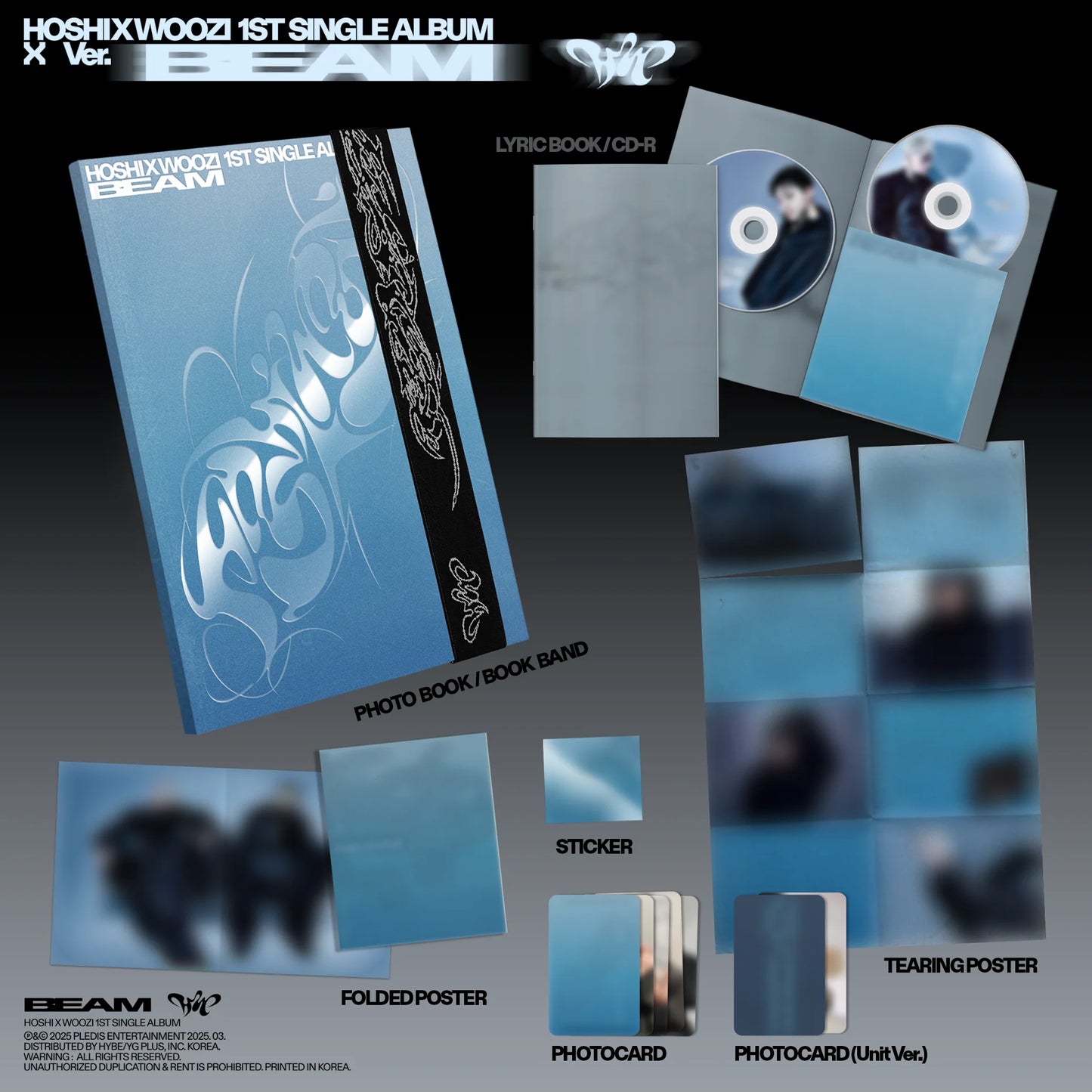 Seventeen HOSHI x WOOZI album - 'BEAM'