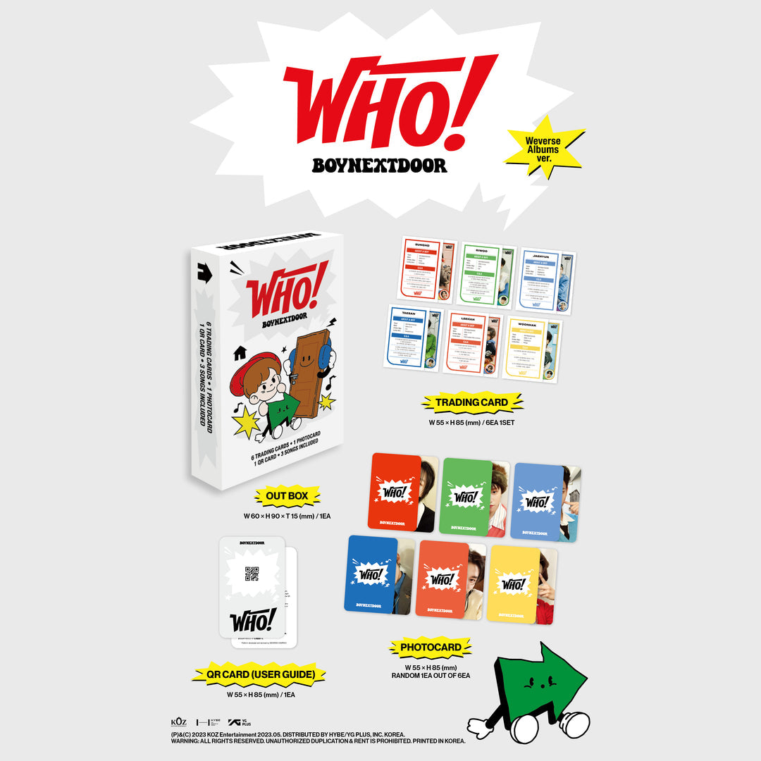 BOYNEXTDOOR - WHO? albums