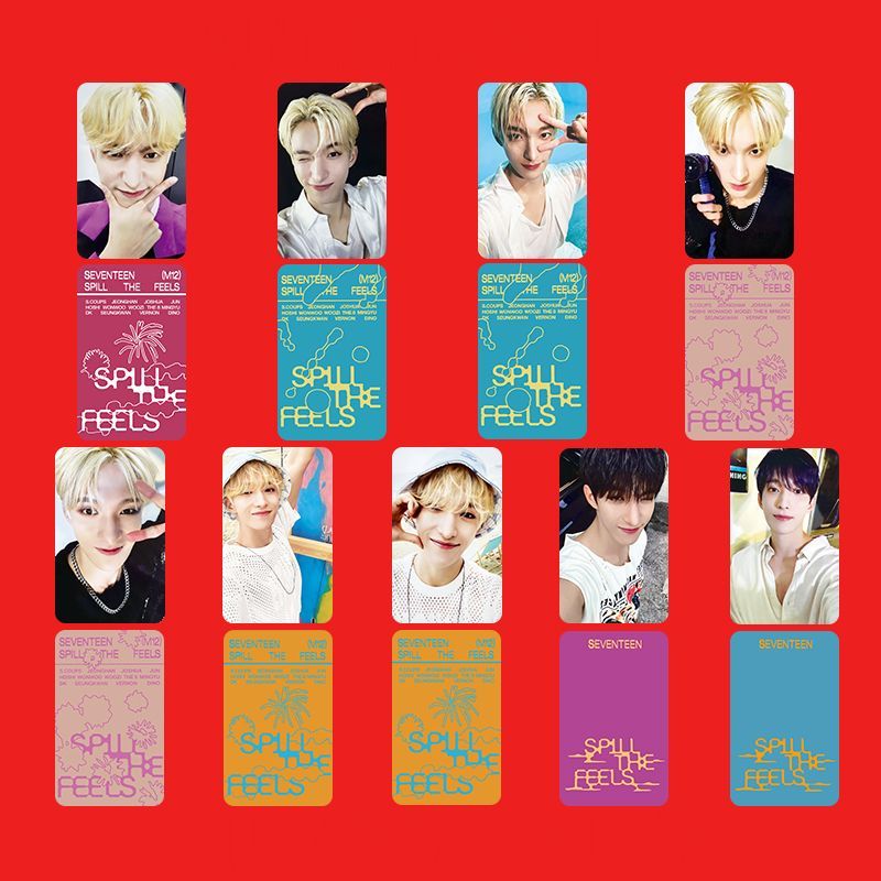 Seventeen - SPILL THE FEEL წევრების ფოტოქარდები