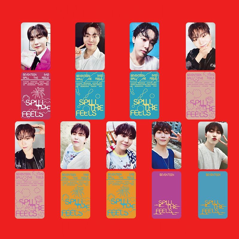 Seventeen - SPILL THE FEEL წევრების ფოტოქარდები