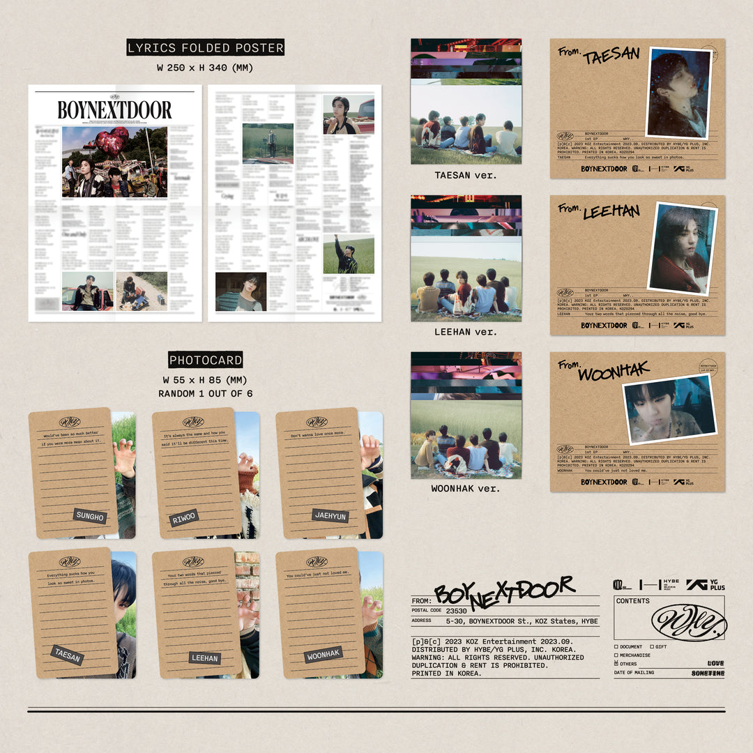BOYNEXTDOOR - WHY? albums