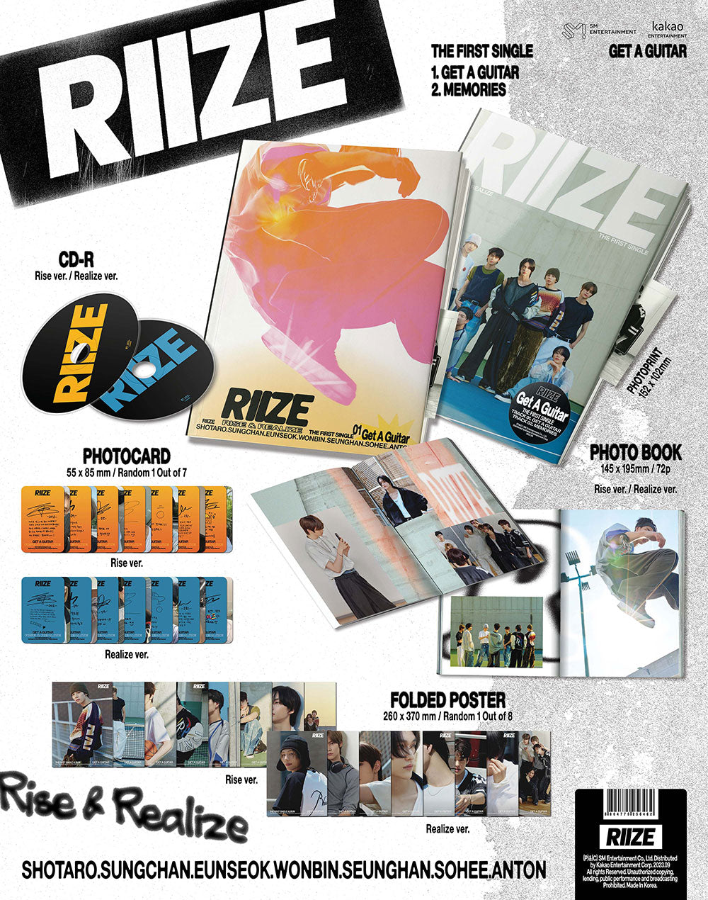 Riize - Get a guitar ალბომი
