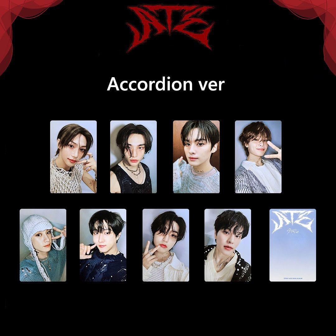 Stray kids - ATE ორიგინალის მსგავსი ფოტოქარდები